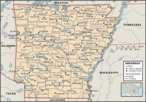 Arkansas Map of Counties
