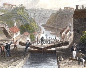 Erie Canal in 1825